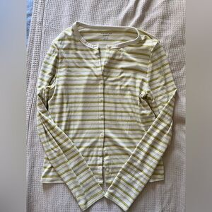 American Eagle Striped 90’s Button-Up